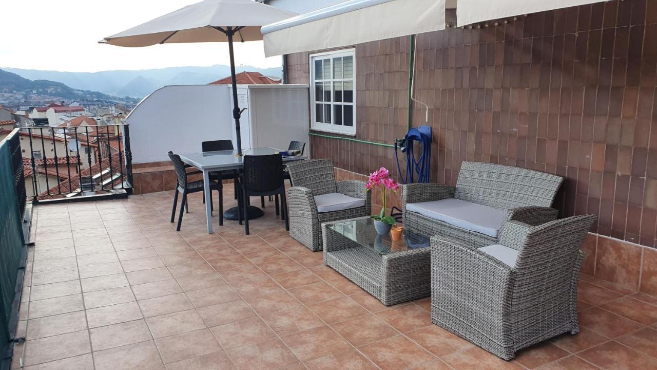 Apartamento Con Terraza En El Casco Historico Ourense Exterior foto